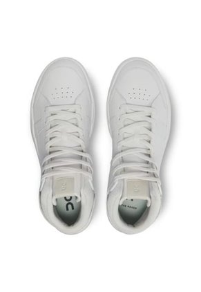 Zapatillas THE ROGER Clubhouse Mid On Running Mujer All White