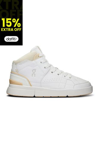 Tenis On The Roger Clubhouse Mid 2 Mujer 3WD11151533-8.5 Blanco ON RUNNING