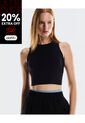 Crop Top Studio 1WF12410553-L Negro de ON RUNNING