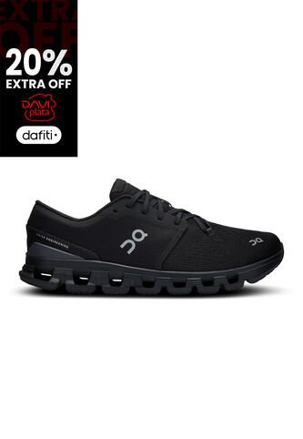 Tenis On  De Hombre Cloud X 4 3ME30040106-10.5 Negro ON RUNNING