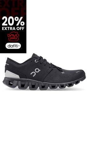 Tenis On Cloud X3 Mujer 60.98696 W 5.5 Negro ON RUNNING