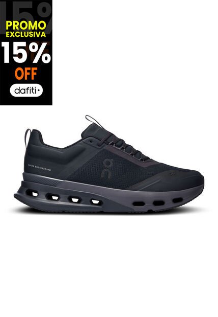 Tenis On Cloudnova X 1 Mujer 3WE30410106-7  Negro 