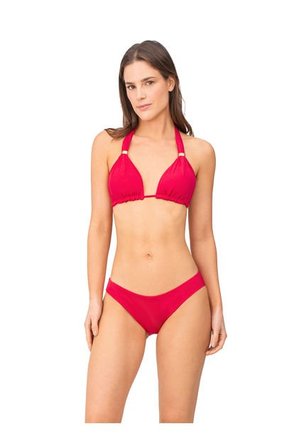 Bottom  Mujer Media Luna 2228solid6001 Rojo