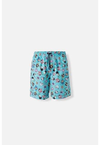 Pantaloneta De Baño De One Piece Con Cordón Multicolor Para Hombre L ONE PIECE