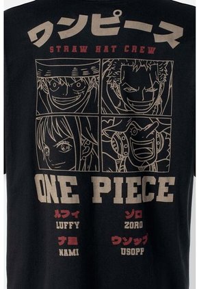 Camiseta De One Piece Oversized Para Hombre XS
