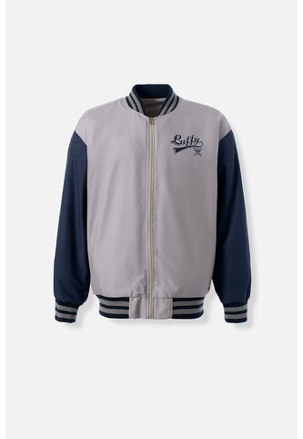 Chaqueta De One Piece Impermeable Blanca Y Taupe Para Hombre XL ONE PIECE