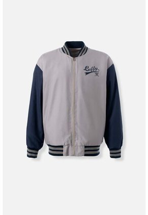 Chaqueta De One Piece Impermeable Blanca Y Taupe Para Hombre XL