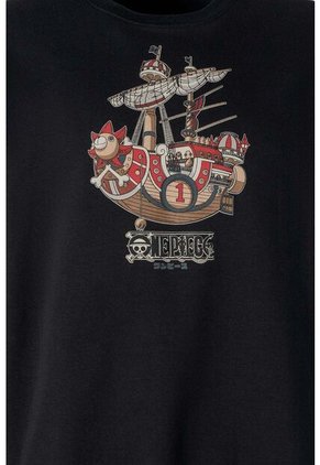 Buzo De One Piece Cerrado Negro Para Hombre S