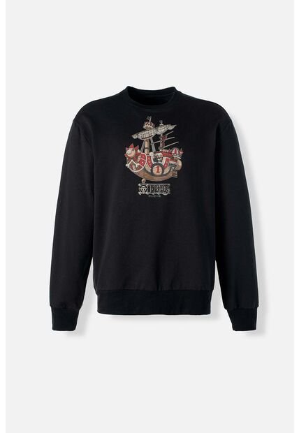 Buzo De One Piece Cerrado Negro Para Hombre XS