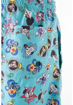 Pantaloneta De Baño De One Piece Con Cordón Multicolor Para Hombre M