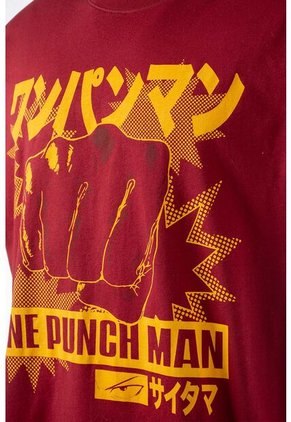 Camiseta De One Punch Man Relax Fit Para Hombre S