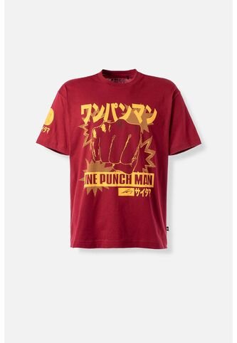 Camiseta De One Punch Man Relax Fit Para Hombre S ONE PUNCH MAN