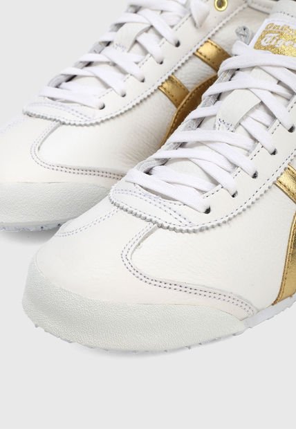 Tenis Tiger Onitsuka Tiger Mexico 66 Mujer Dorados Tenis Lifestyle