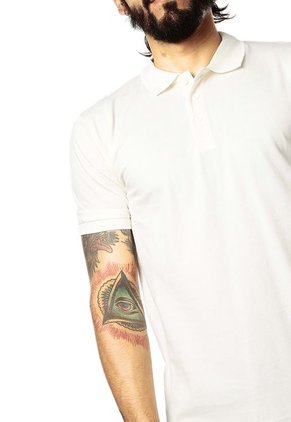 Camiseta Polo Blanco Marfil ONLY & SONS