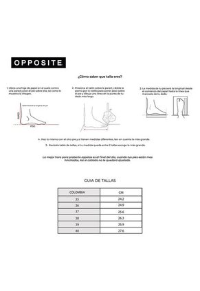 BOTA NEGRO OPPOSITE CLIDIA