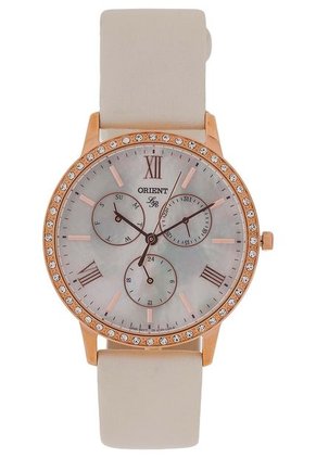 Reloj Blanco-Oro rosa ORIENT