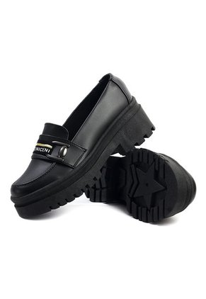 Mocasines Mujer Negro Origen Renata 11
