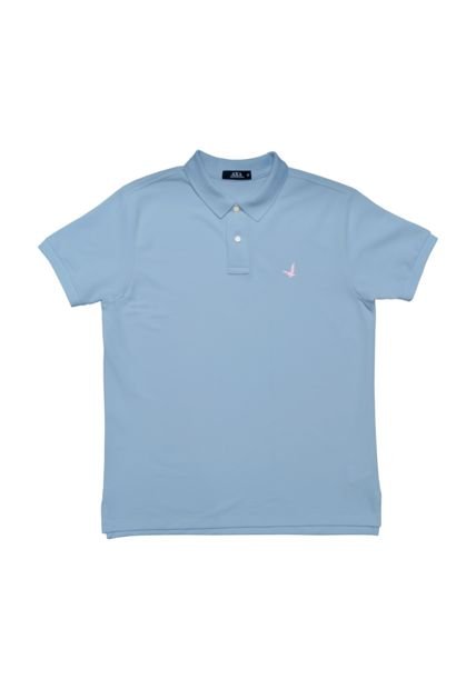 Camiseta Polo  AX Azul Claro Algodón