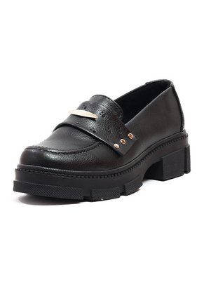 Mocasines Mujer Negro Origen Camelia