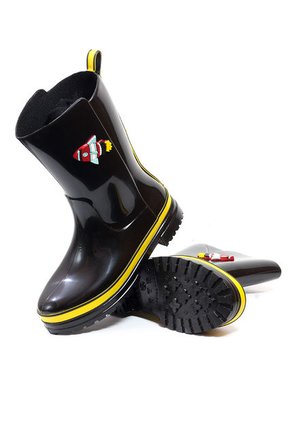 Botas Lluvia Niño Negro Supresan Sonic