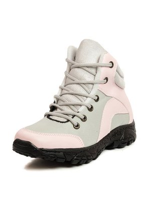 Botas Outdoor Mujer Rosa Por Gris Origen Alpes
