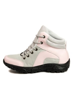 Botas Outdoor Mujer Rosa Por Gris Origen Alpes