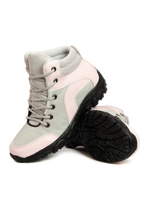 Botas Outdoor Mujer Rosa Por Gris Origen Alpes