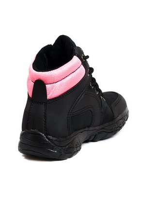 Botas Outdoor Mujer Negro Por Fucsia Origen Alpes