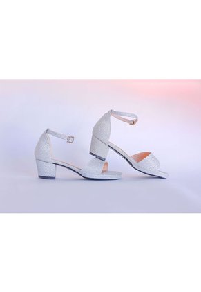 Tacón Mujer Plata Origen T008