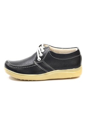 Zapato Colegial Niño Cuero Brillante Negro Origen J003