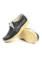Zapato Colegial Niño Cuero Brillante Negro Origen J003 de ORIGEN