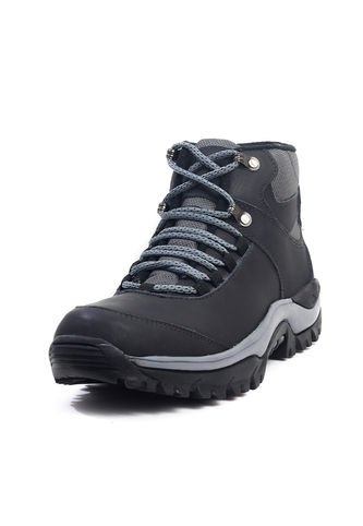 Bota Hombre Cuero Outdoor Negro Origen Andes ORIGEN