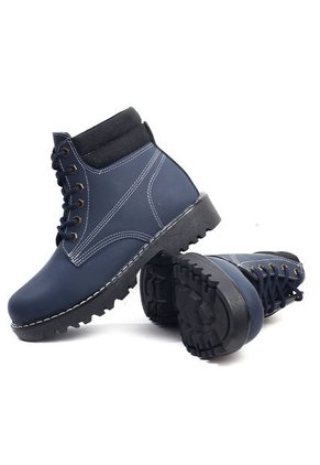 Bota Hombre Cuero Azul Origen Stivel