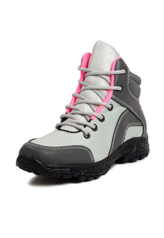 Botas Outdoor Mujer Gris Por Fucsia Origen Alpes ORIGEN