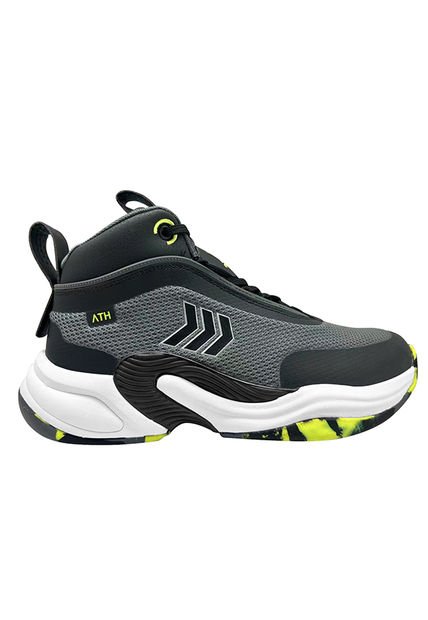 Tenis Deportivo Origen Devak Ath  M01 Gris Verde
