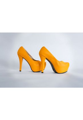 Tacón Mujer Amarillo Origen T016