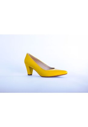 Tacón Mujer Amarillo Origen T026