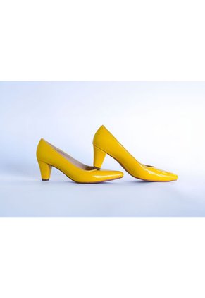 Tacón Mujer Amarillo Origen T026