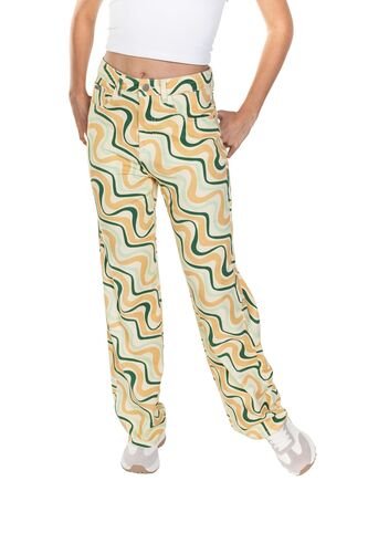 Jean Mujer Dreamer 5232 Amarillo Verde Origen ORIGEN