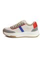 Tenis Mujer Beige Azul Mymy Lucca Origen de ORIGEN