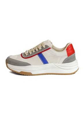 Tenis Mujer Beige Azul Mymy Lucca Origen