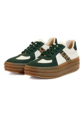 Tenis Mujer Verde Print Mymy Roma Origen