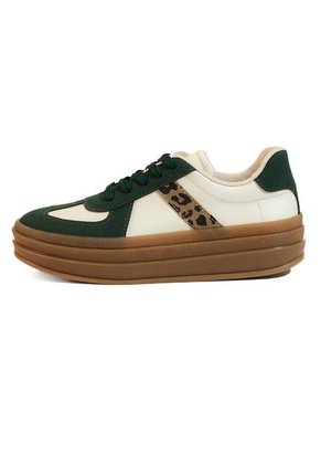 Tenis Mujer Verde Print Mymy Roma Origen