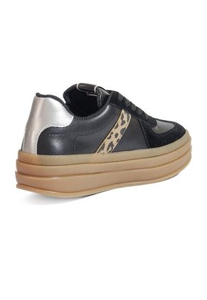 Tenis Mujer Negro Print Mymy Roma Origen
