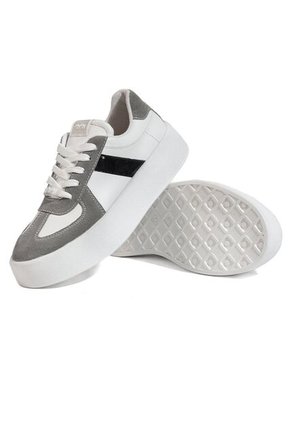 Tenis Mujer Blanco Gris Mymy Roma Origen