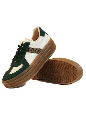Tenis Mujer Verde Print Mymy Roma Origen