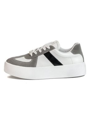Tenis Mujer Blanco Gris Mymy Roma Origen