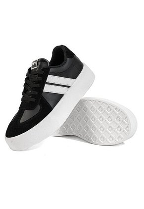 Tenis Mujer Negro Blanco Mymy Roma Origen