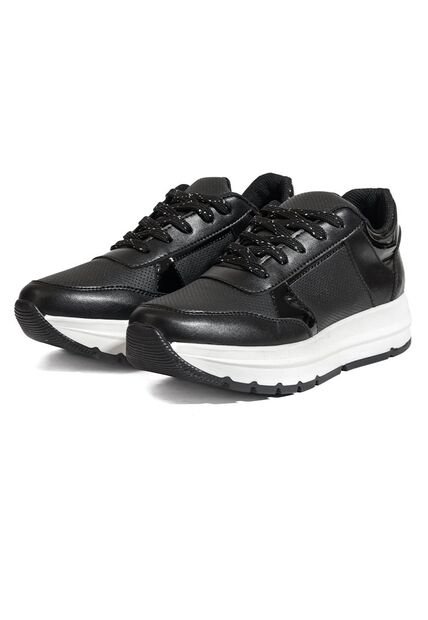 Tenis Mujer Negro Mymy Verona Origen