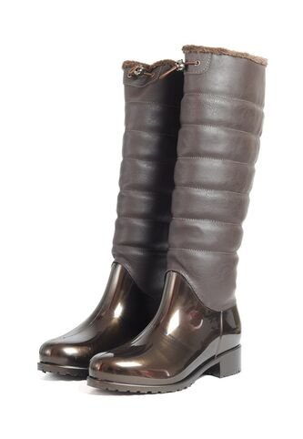 Botas Lluvia Mujer Café Thory Barcelona ORIGEN